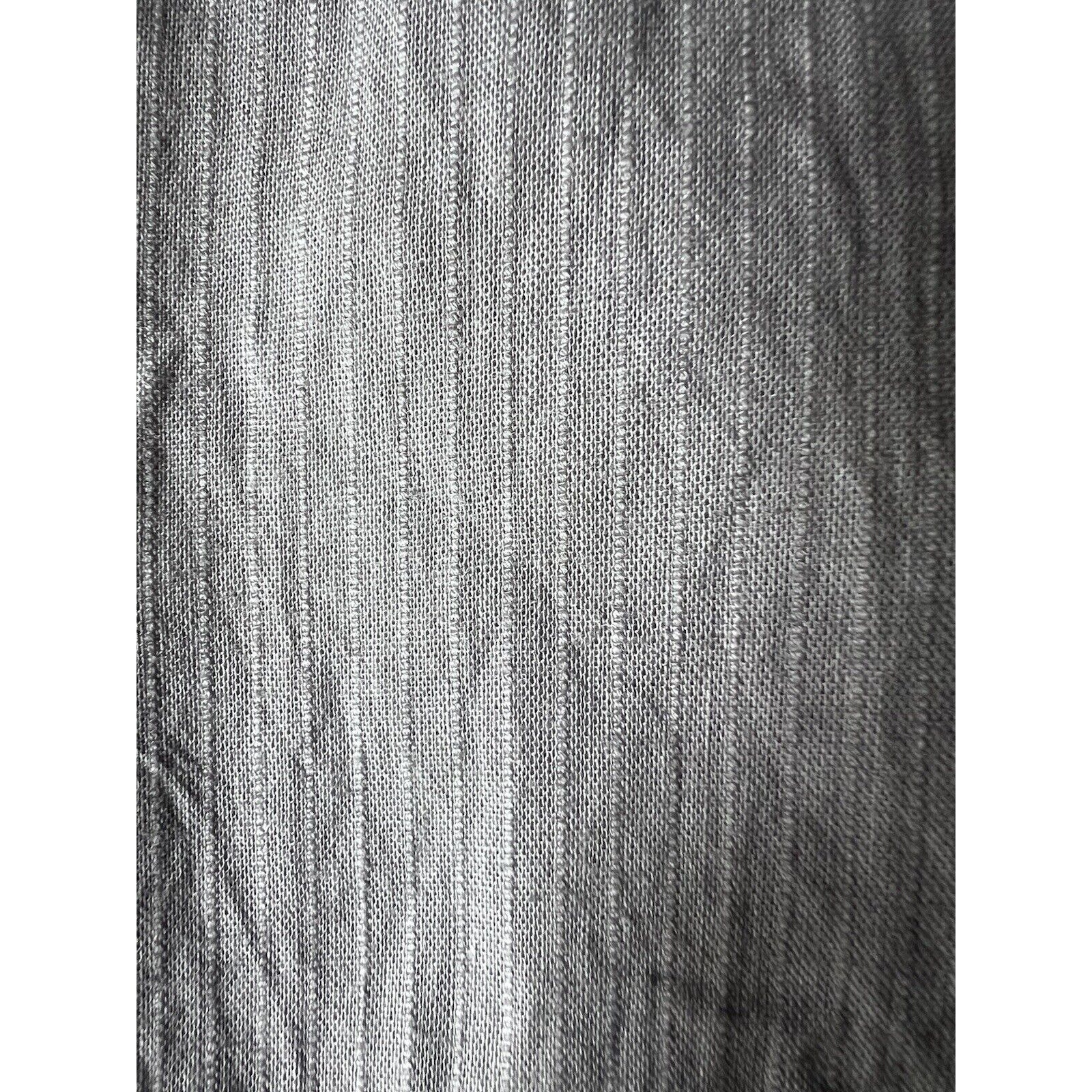 Matta Dress Halter Strapless Gray Cotton Smocked Midi Pull On Nwt — image 3 of 5